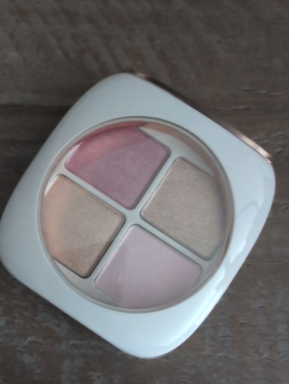 Neutral & Pink Shimmer Quad Eyeshadow Palette - Soft Pink